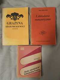 Stare książki Grażyna Adam Mickiewicz, literatura romantyzmu Alina Wit