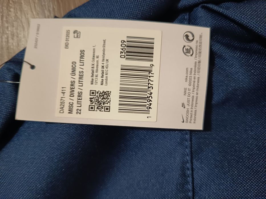 Plecak Nike 22l nowy