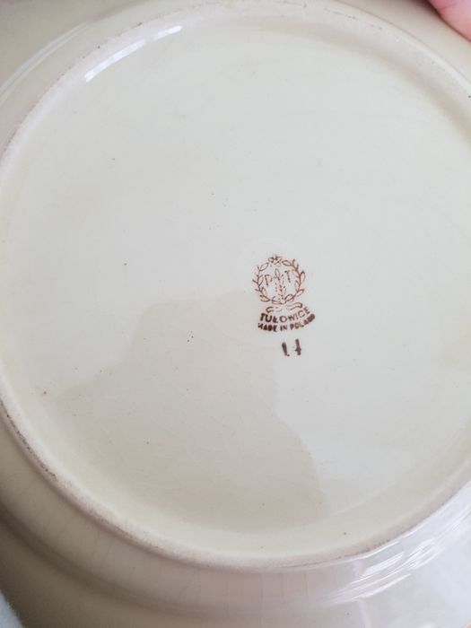 3szt głębokie talerze prl porcelit Tułowice