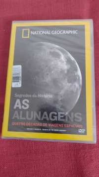 DVD National Geographic "As Alunagens" Os segredos da História