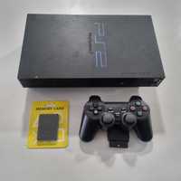 PS2 Konsola PlayStation 2 SCPH-50004 Pad bezprzewodowy + Karta 128MB