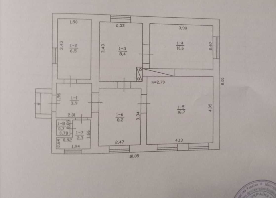 Продам дом в центре села Александровка, 5 км от Одессы