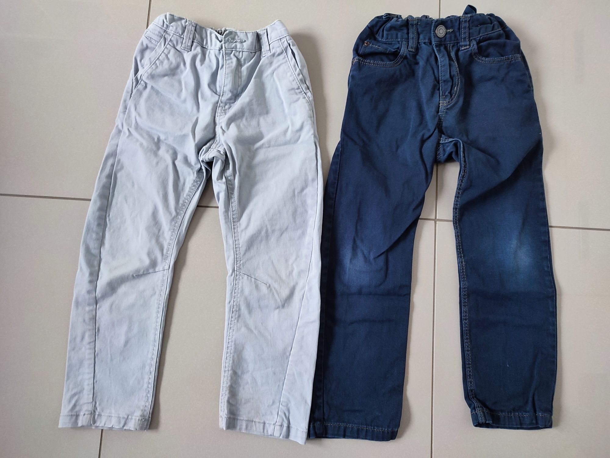 6 par spodni spodnie dżinsowe 104, jeans, spodenki dla chłopca