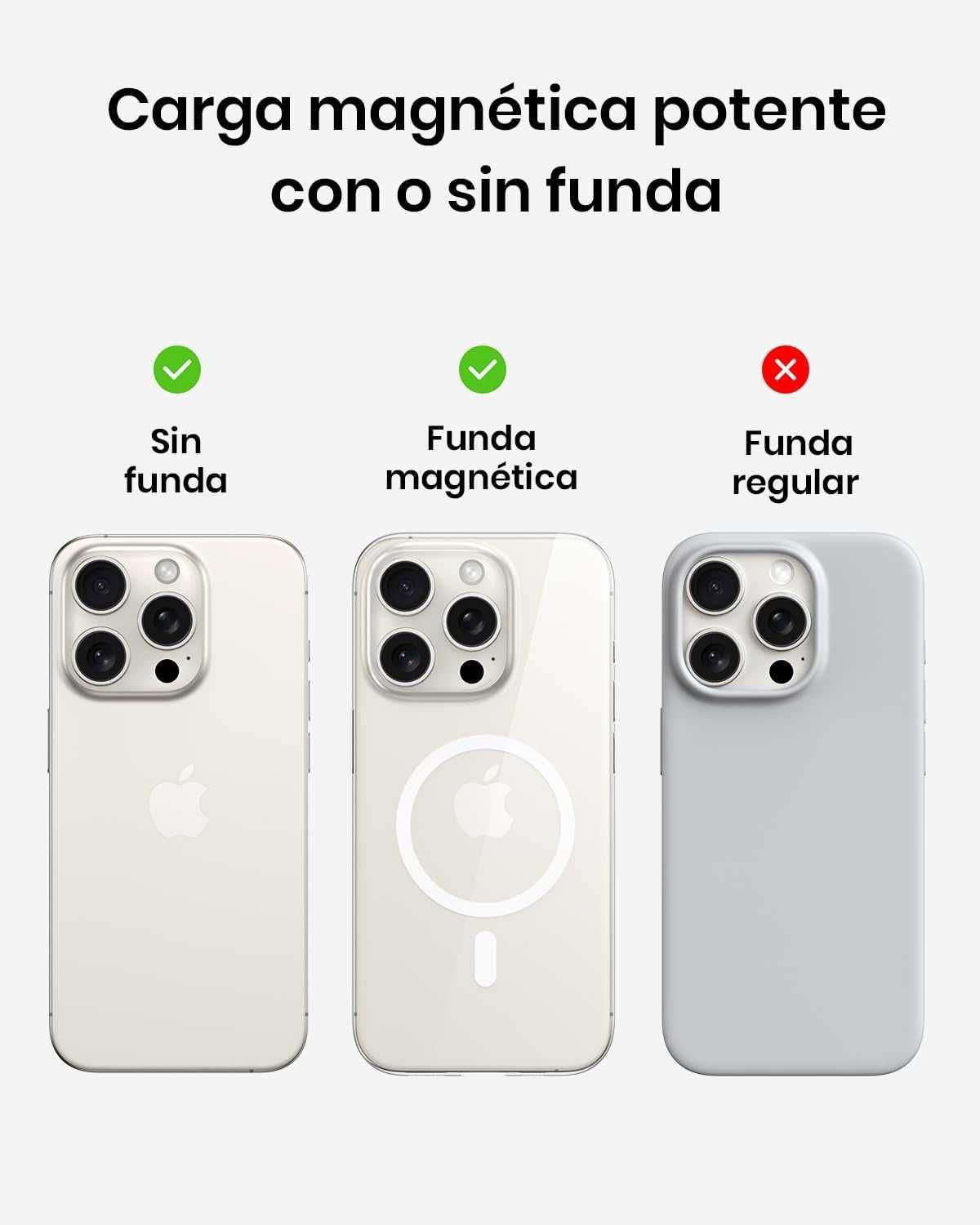 Carregador Wireless Magsafe INIU Basic 15W Ventilado