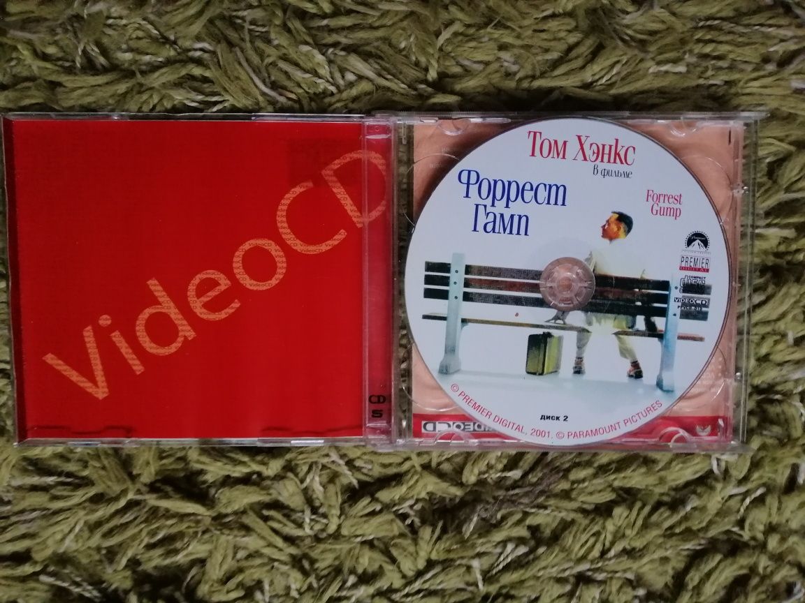 Video CD диск Том Хэнкс в фильме Форест Гамп Лицензия