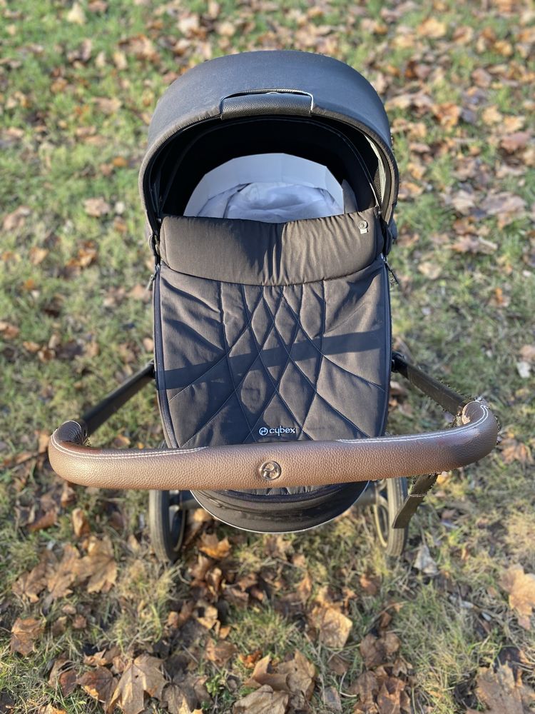 Cybex Priam 3.0 2w1 wózek deep balck / rose gold , gondola, spacerówka