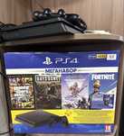 PS4 1tb полный комплект