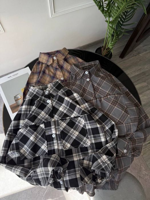 Сорочки в клітинку oversize