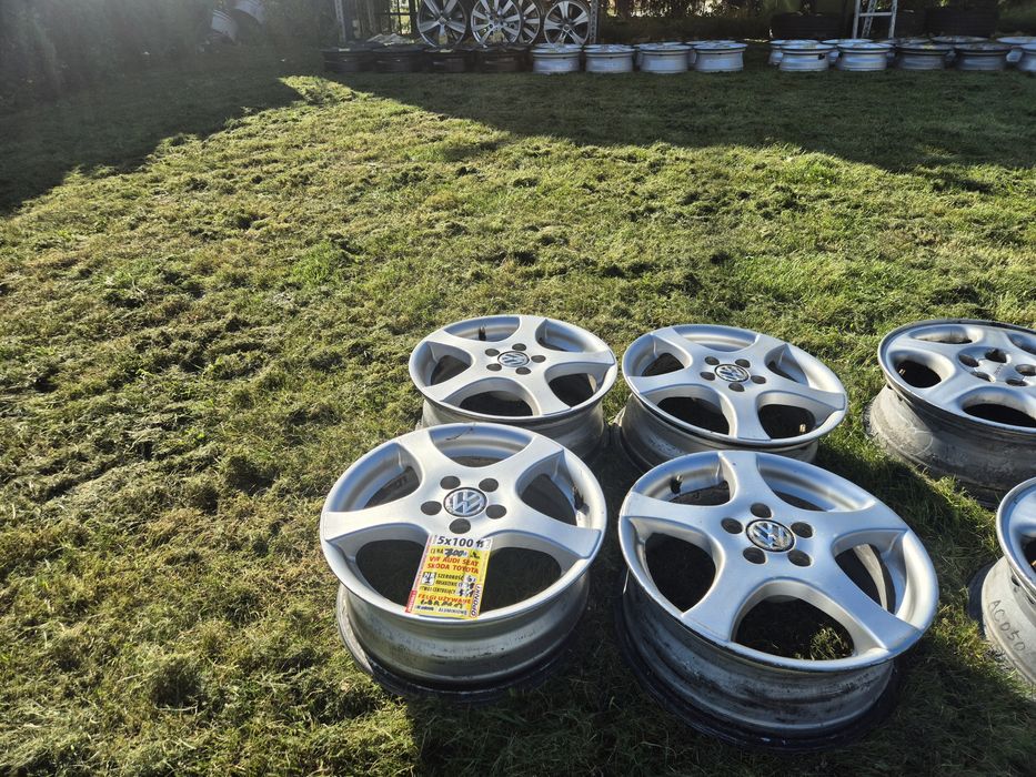 Alufelgi 5x100 15Cali Toyota Subaru Rover VW Audi Seat Skoda