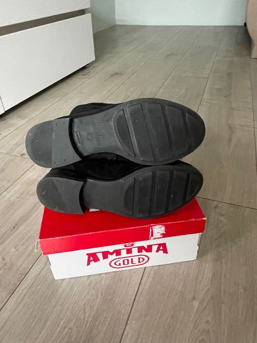 Сапожки жіночі зимові замшеві