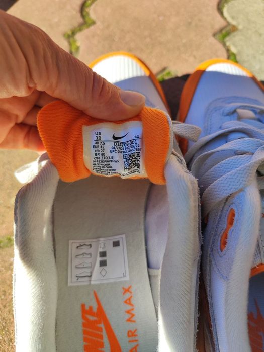 Кросівки Nike Air Max 1 Orange найк эир макс