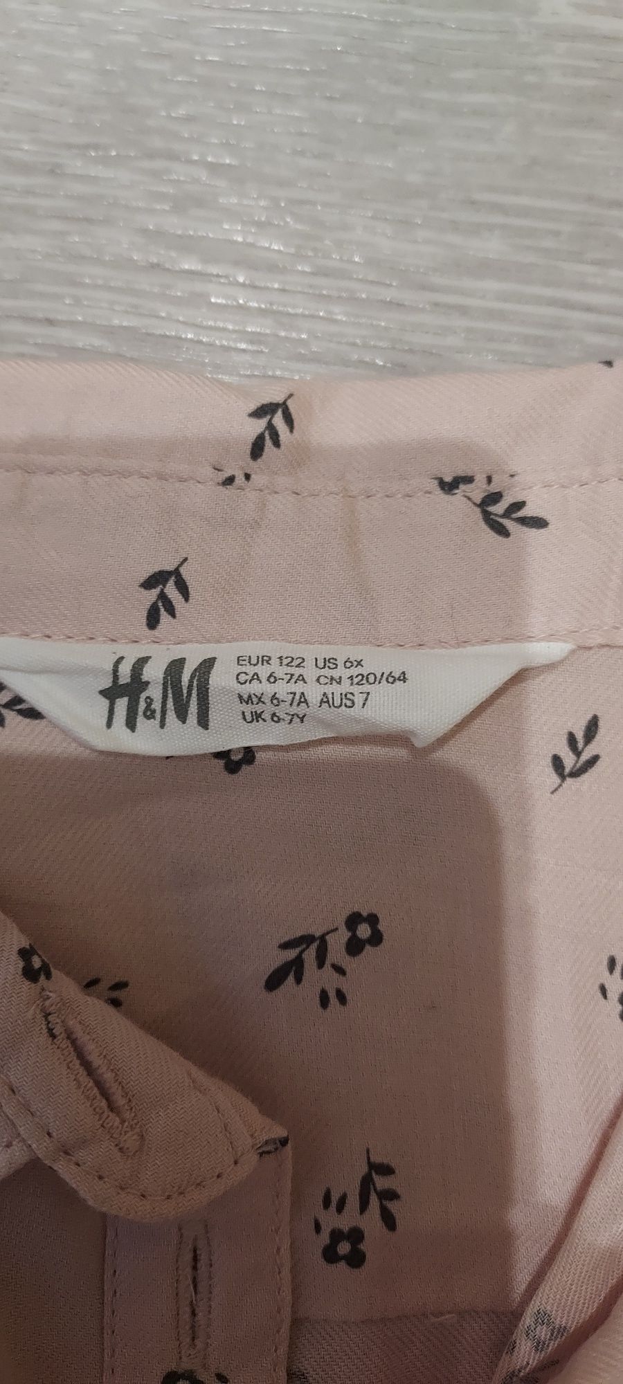 Szmizjerka, sukienka h&m rozmiar 122