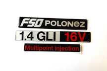 Emblemat Naklejka FSO Polonez  1.4 GLI Rover.