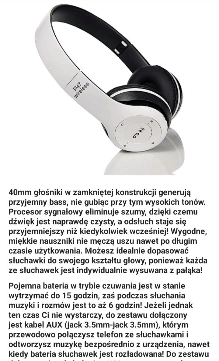 Okulary VR+gamepad+słuchawki