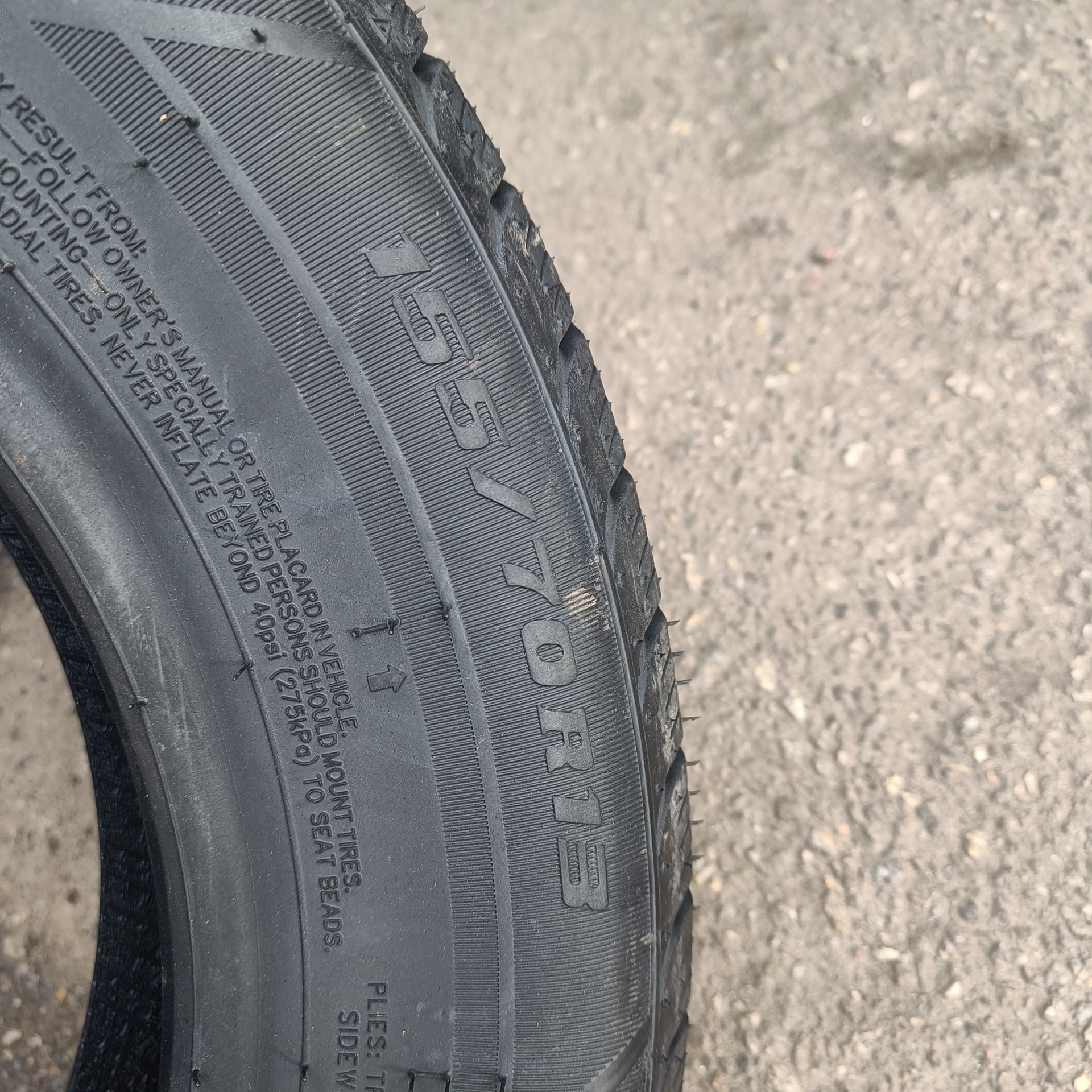 155/70 R 13, Нова резина