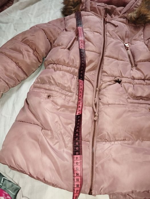 Куртка зимняя парка с мехом  на 6-7 лет