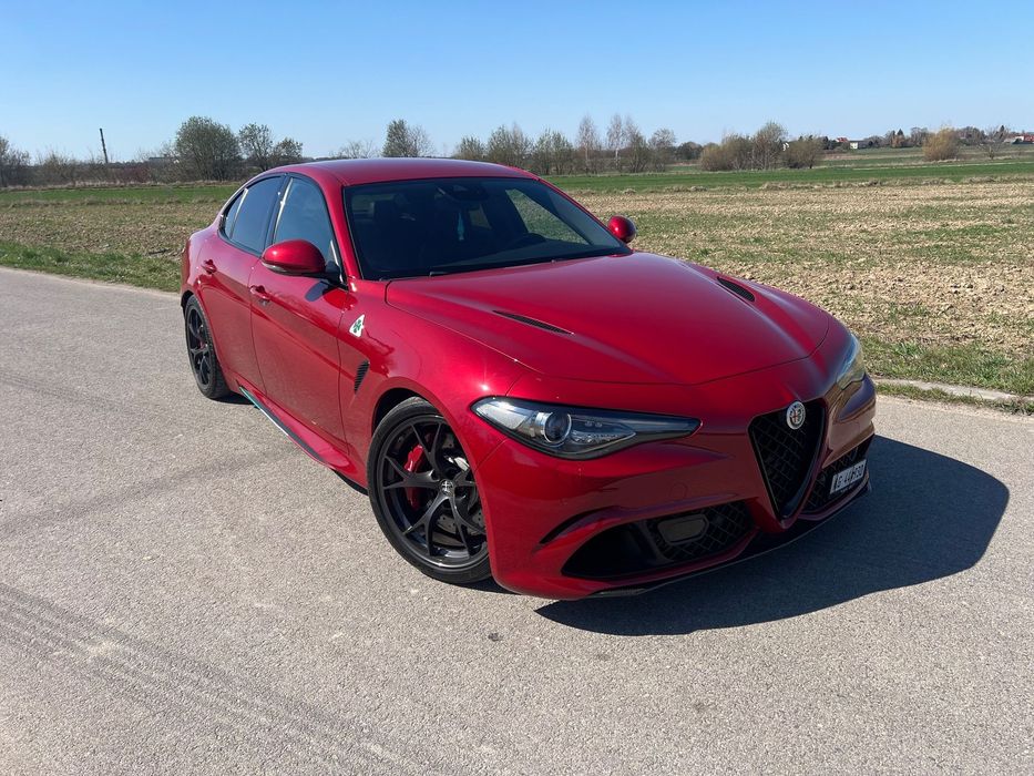 Alfa Romeo Giulia Quadrifoglio Qv Aero 2.9 Full Led Skora Edition Red Sliczna Aso Recaro