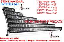 Farol Barra LED 18w 48w 72w 120w 180w 240w 288w 300w - Entrega Imediat