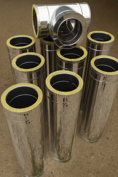 Дымоход Сэндвич  , труби на котел, труба для димохода, нержавійка