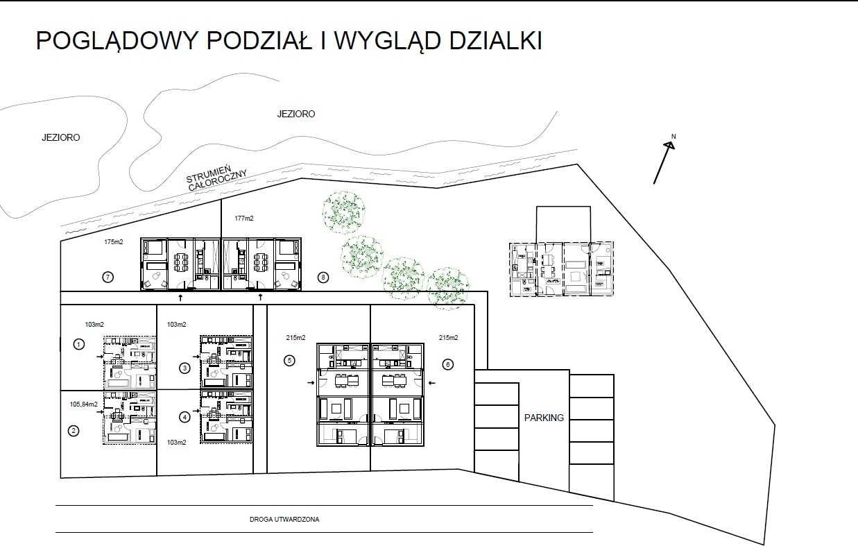 Działka nad jeziorem w górach. Góry Sowie/Wałbrzyskie z domem w opcji