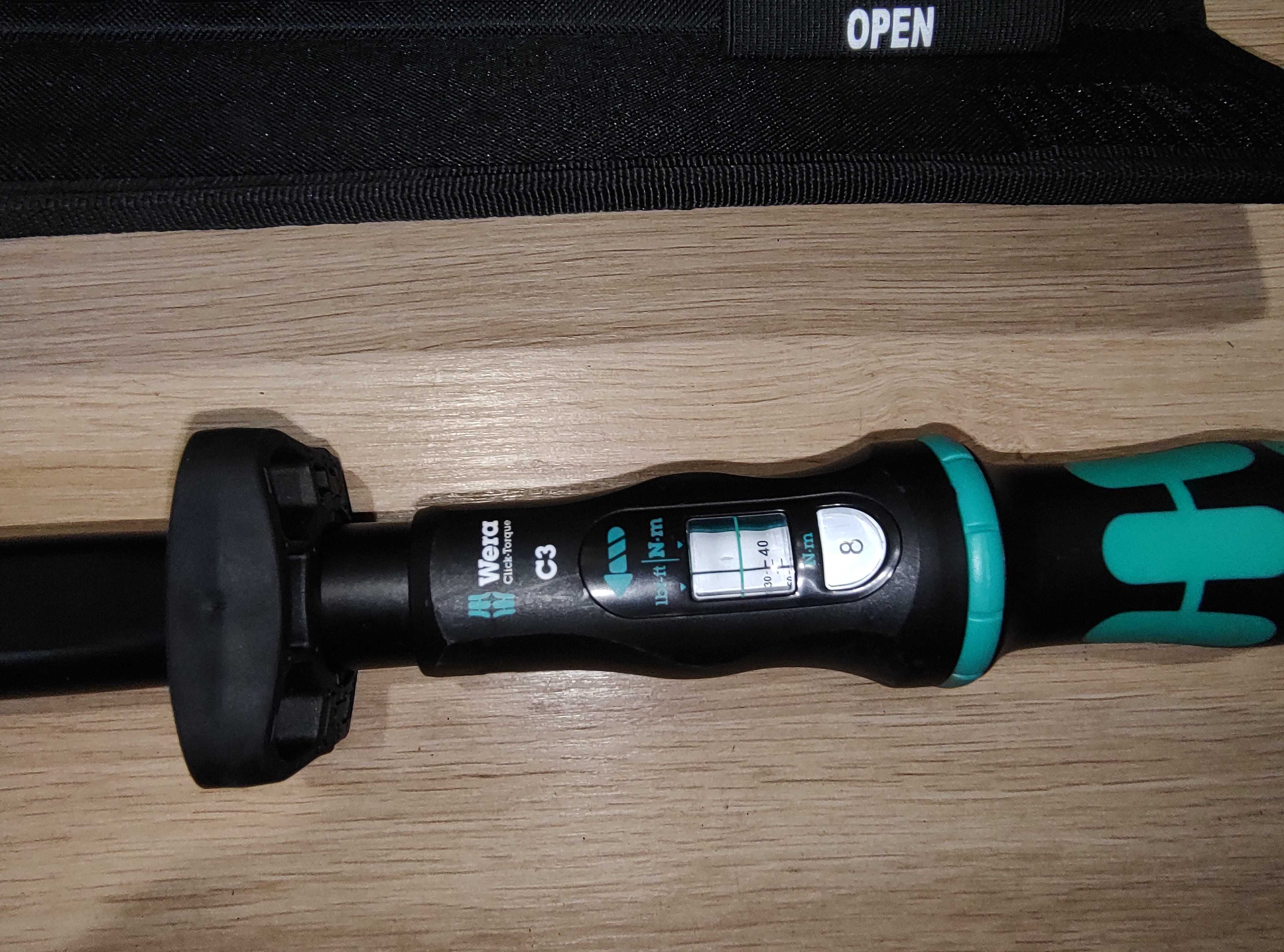 Klucz dynamometryczny zestaw Wera Click-Torque C3  1/2" 40 - 200 Nm