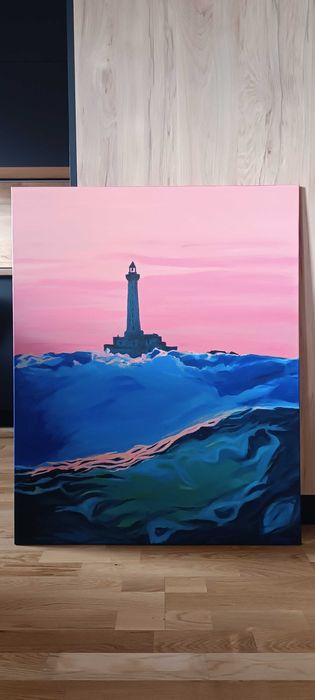 Duży obraz " latarnia morska"