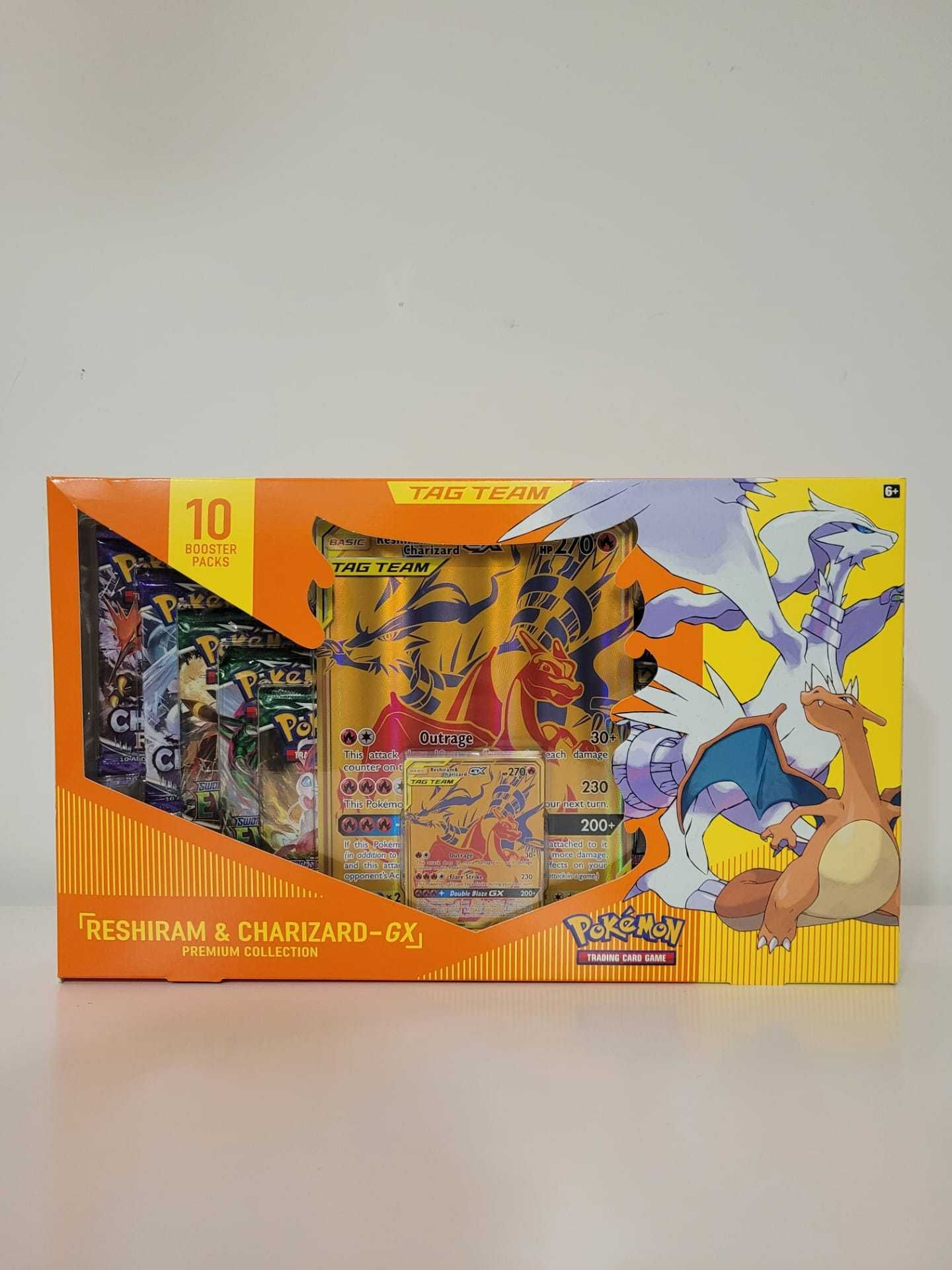 Pokemon TCG - Charizard & Reshiram GX Tag Team Premium Collection Box