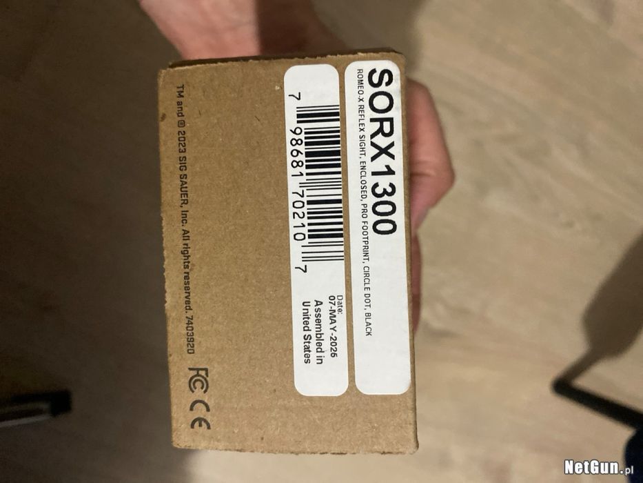 Celownik kolimatorowy sig sauer romeo sorx1300