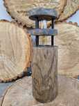 Lampa stojaca drewniana
