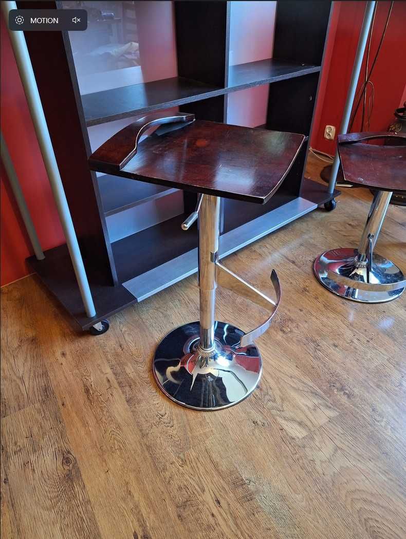 Mini bar (wenge + mleczne szkło)