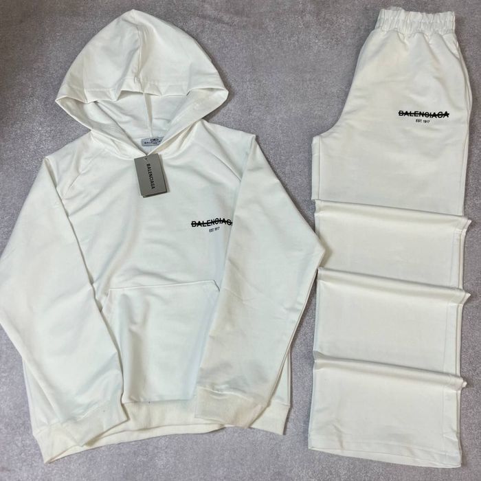 BALENCIAGA 2025!Женский брендовый спортивный костюм комплект оверсайз