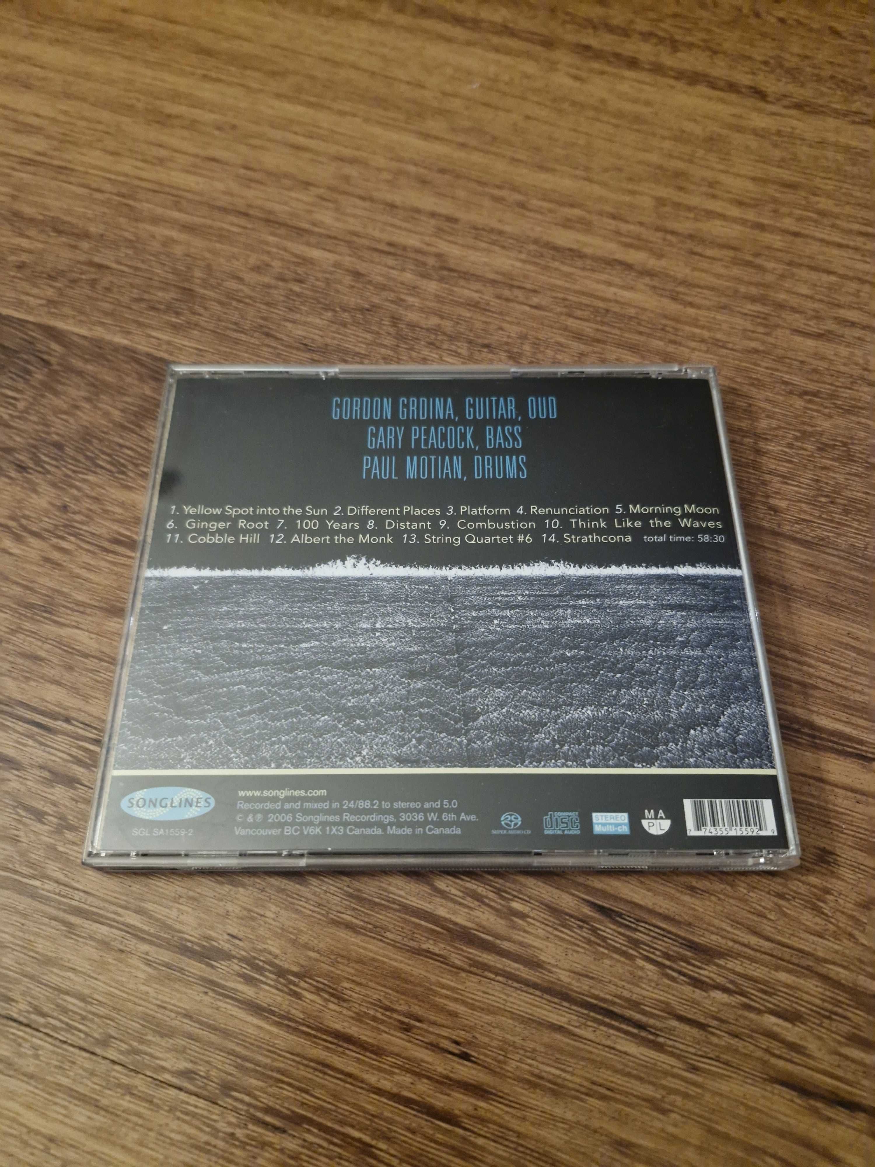 Gordon Grdina, Gary Peacock, Paul Motian - Think Like the Waves - (CD)