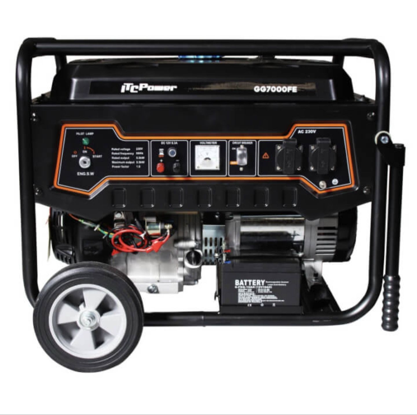 Генератор 5 кВт бензиновый ITC POWER GG7000FE