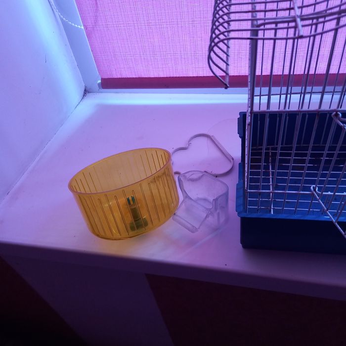 Клетка для маленькой птички б/у