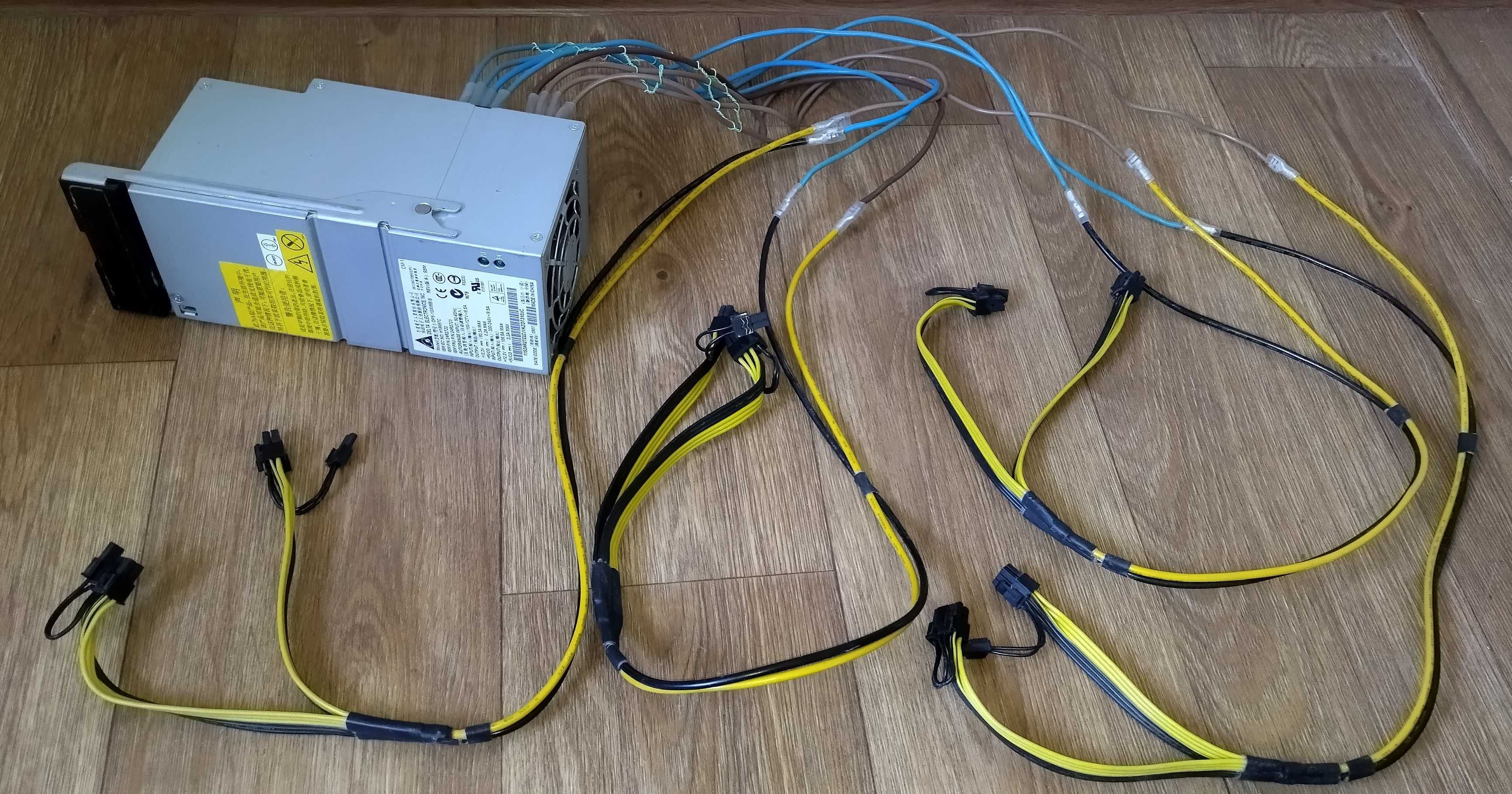 БП Delta Electronics DPS-1300 - (Без желто-черных кабелей)