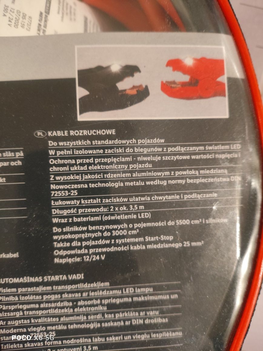 Ultimate Speed kable rozruchowe 3,5m