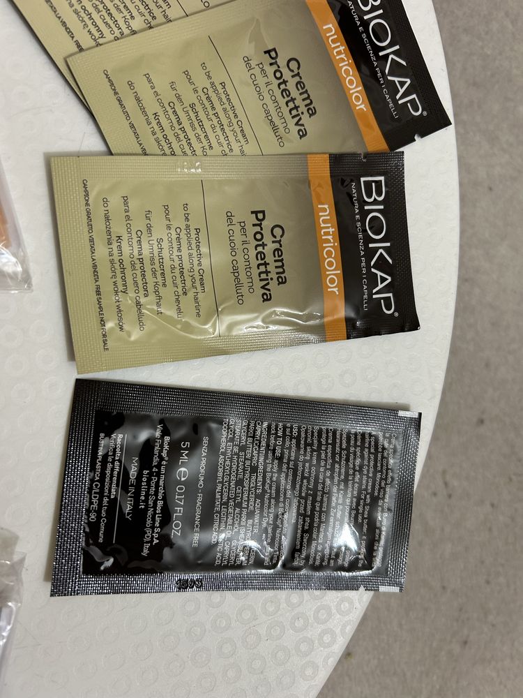 Ochronny krem BIOKAP plus peleryny i rękawiczki