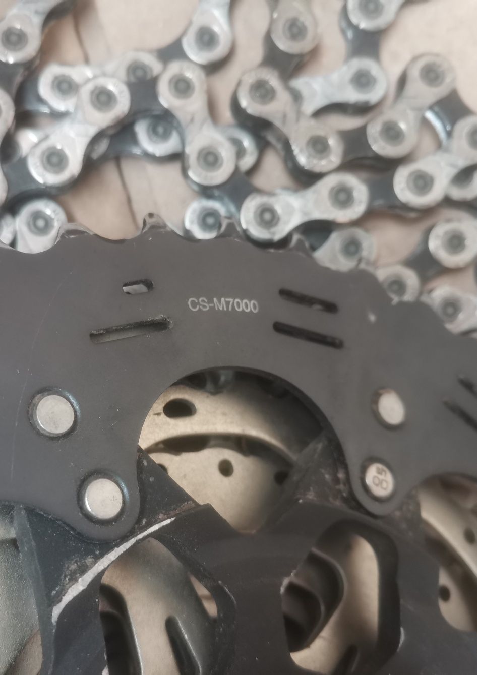 Kaseta SHIMANO SLX CS-M7000 11 biegów plus łańcuch KMC X11 110 ogniw