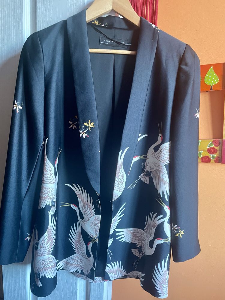 Zara kimono-marynarka ptaki Hit!!