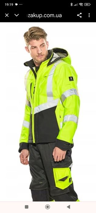 Рабочая  Зимняя куртка Softshell MASCOT SAFE SUPREME 2XL-3XL strauss