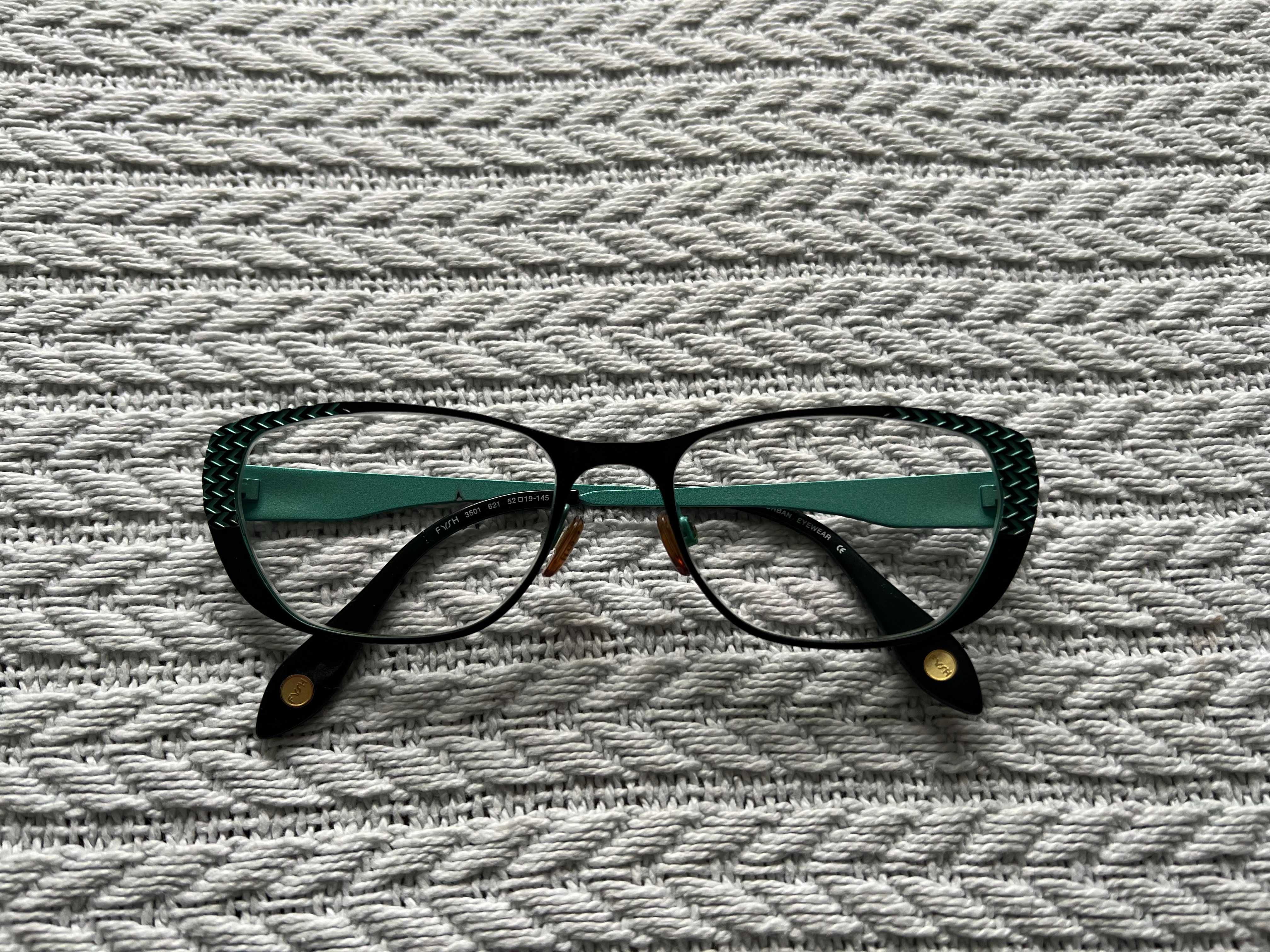 Morskie seledynowe okulary korekcyjne -0,25/-0,25