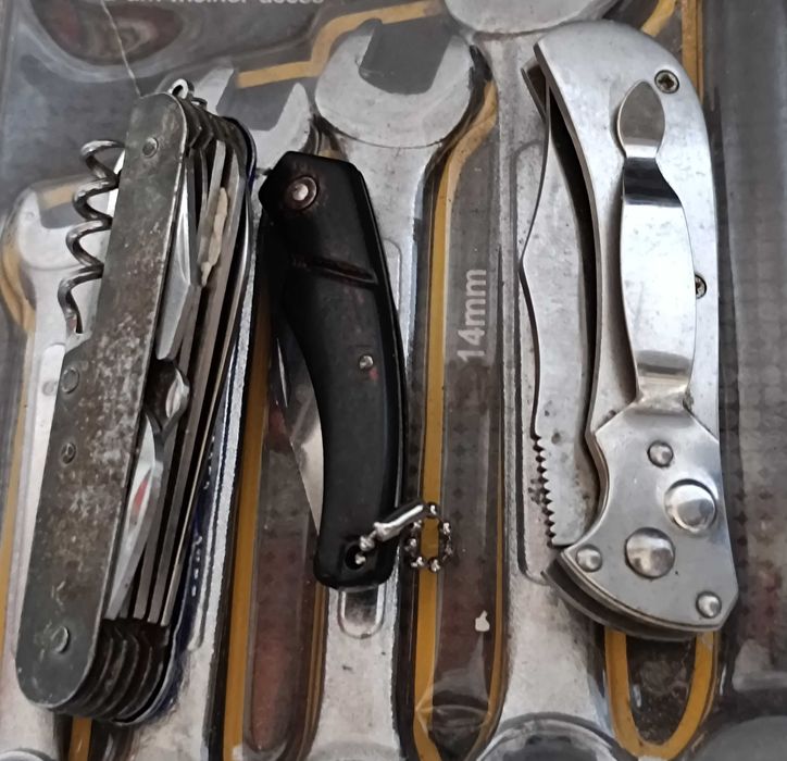 Conjunto de várias ferramentas e acessórios