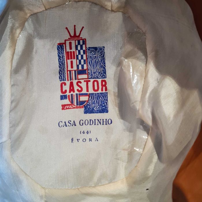 Chapéu Castor – Casa Godinho Évora – Feltro Preto (Tamanho 57)