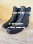 Jenny by Ara skórzane ciepłe botki damskie 39/40