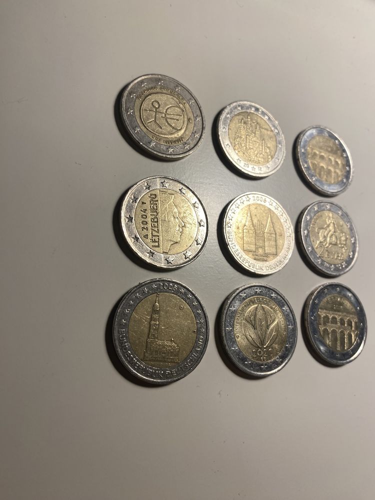 Moedas 2€ raras para colecionar