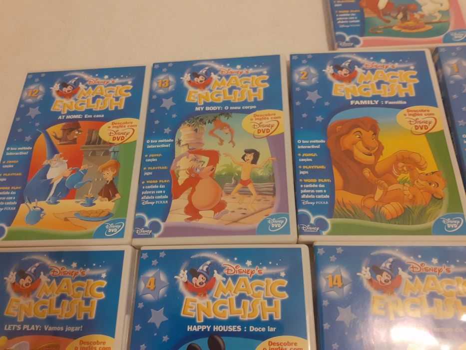 Dvd's Colecção Magic English Disneys
