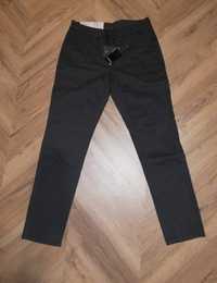 Spodnie chinosy czarne NOWE, rozm. 48/L