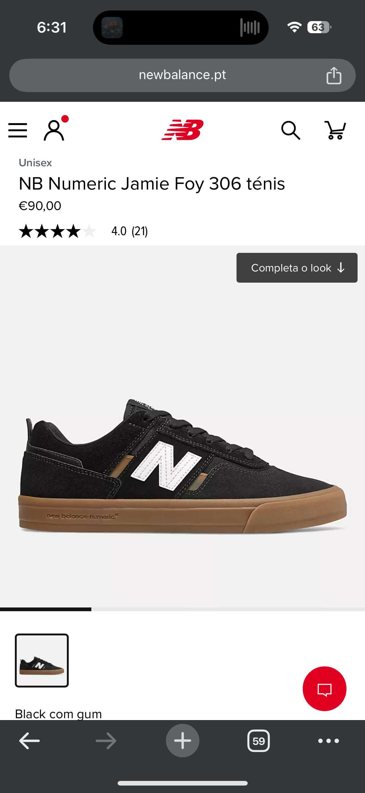 Tênis New Balance novos em folha para venda