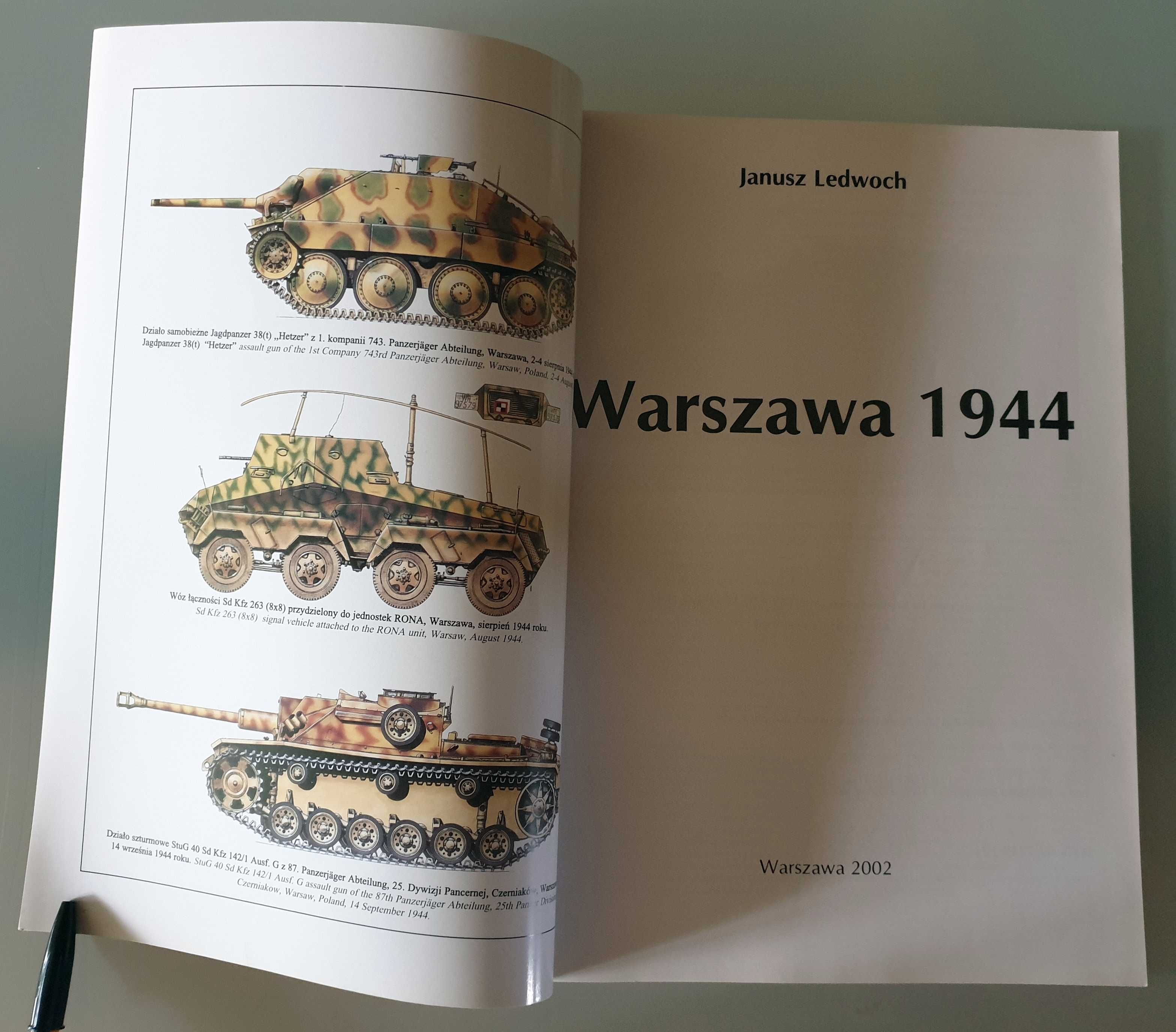 Militaria, monografia nr 148 - Warszawa 1944, Janusz Ledwoch