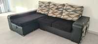 Sofa chaise longue bastante usado melhor oferta